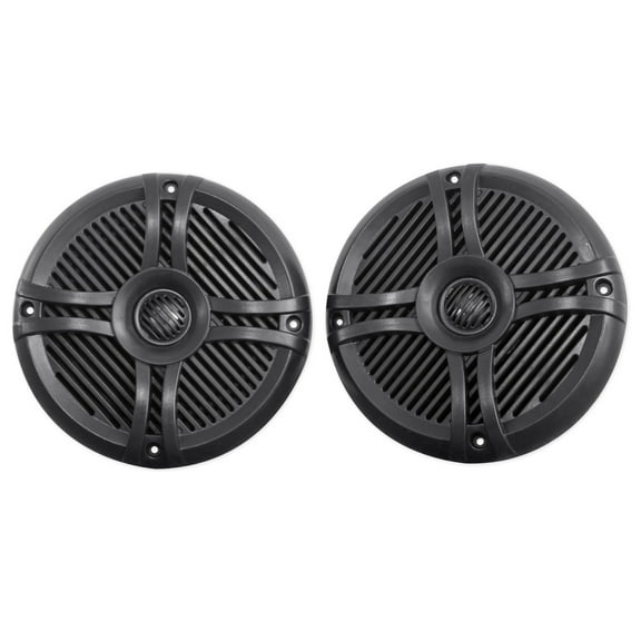 Pair Rockville RMSTS65B 6.5" 800w Waterproof Marine Boat Speakers 2-Way Black