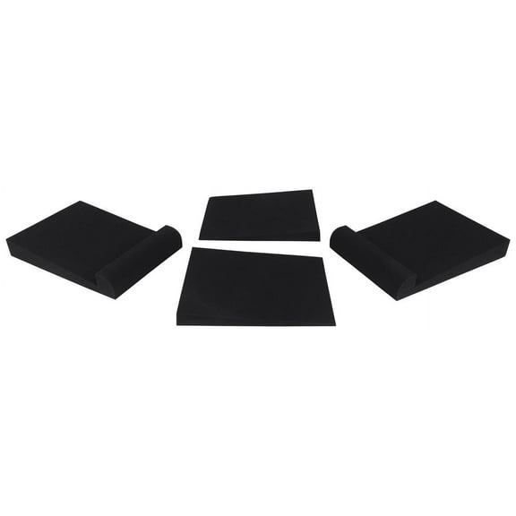 Pair Rockville RRS263M Foam Isolation Pads For 8 Inch Studio Monitors/3 Angles