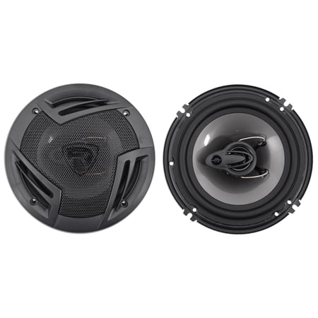 Pair Rockville RV6.3A 6.5" 3-Way Car Speakers 750 Watts/140 Watts RMS CEA Rated