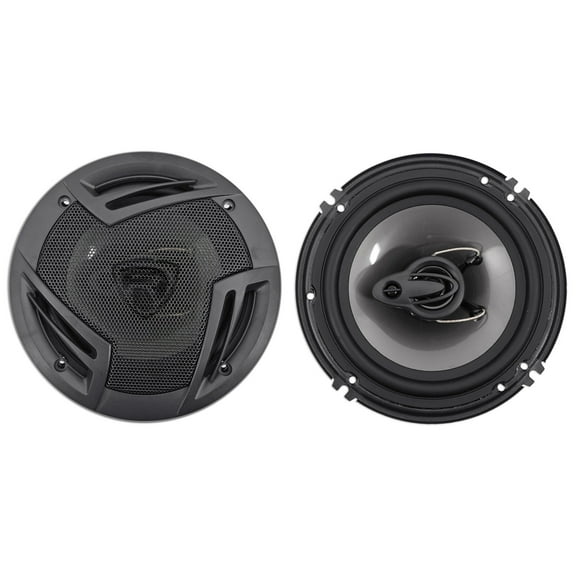 Pair Rockville RV6.3A 6.5" 3-Way Car Speakers 750 Watts/140 Watts RMS CEA Rated