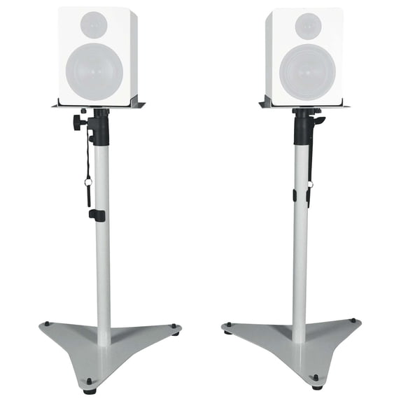 Rockville Pair RS29B 29 Steel Bookshelf Speaker and Studio Rockville Pair RS29B 29 Steel Bookshelf Speaker and Studio