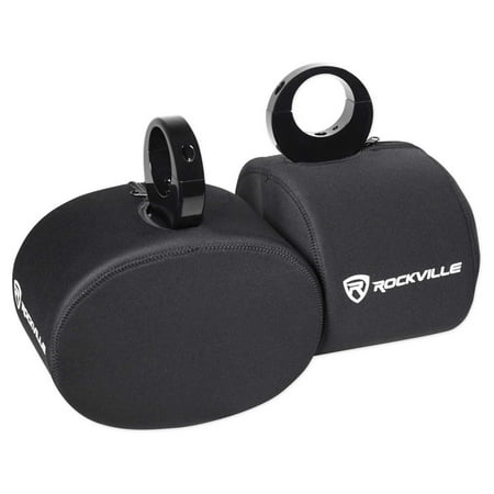 Pair Rockville RWBC69 Neoprene Covers For 6x9" Marine Wakeboard Tower Speakers