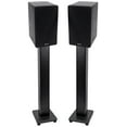 thumbnail image 1 of Pair Rockville RockShelf 54B Black 5.25" Home Bookshelf Speakers + 28" Stands, 1 of 9