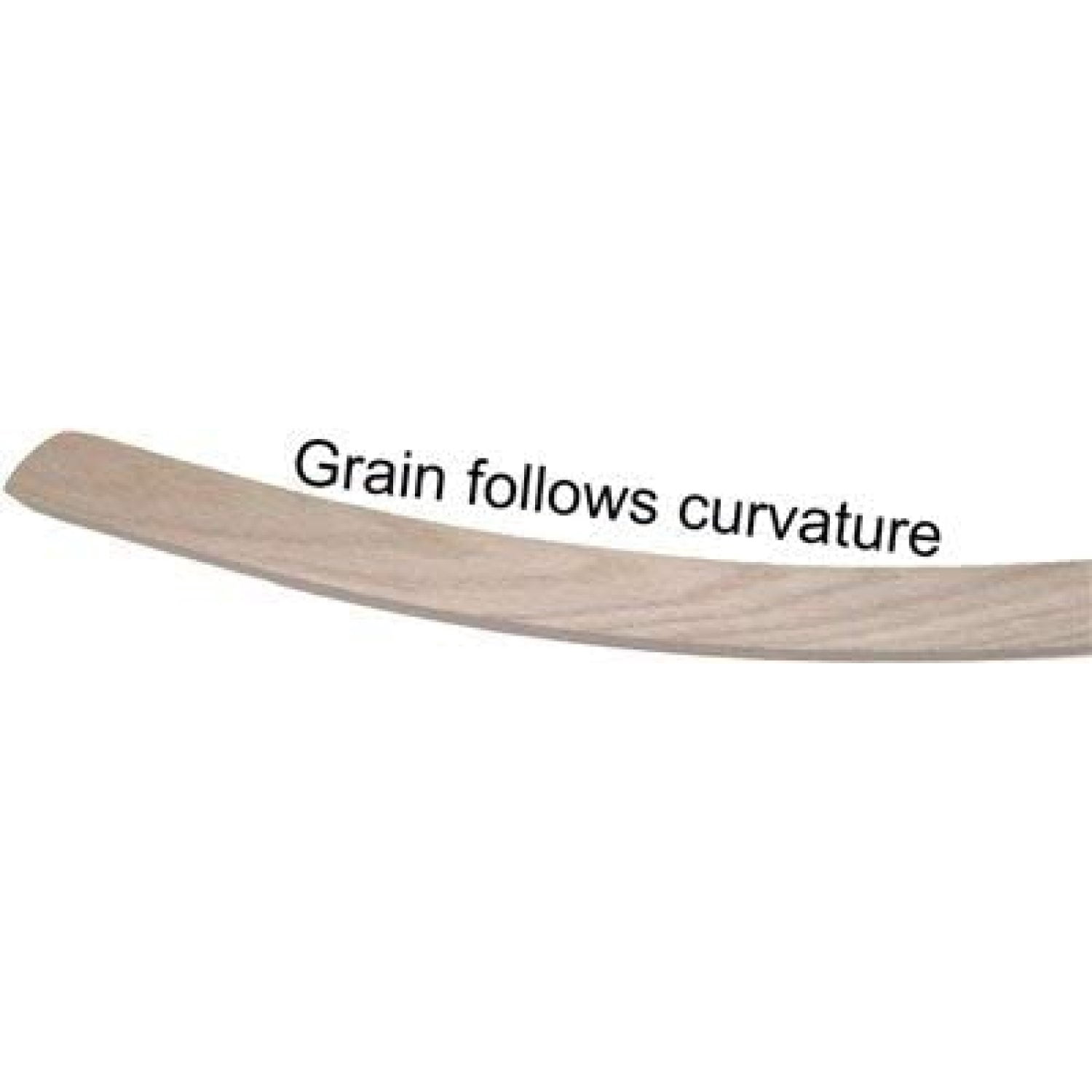 Pair STEAM Bent Oak Rocker Runners 13/4" Wide Wood Curved Legs feet