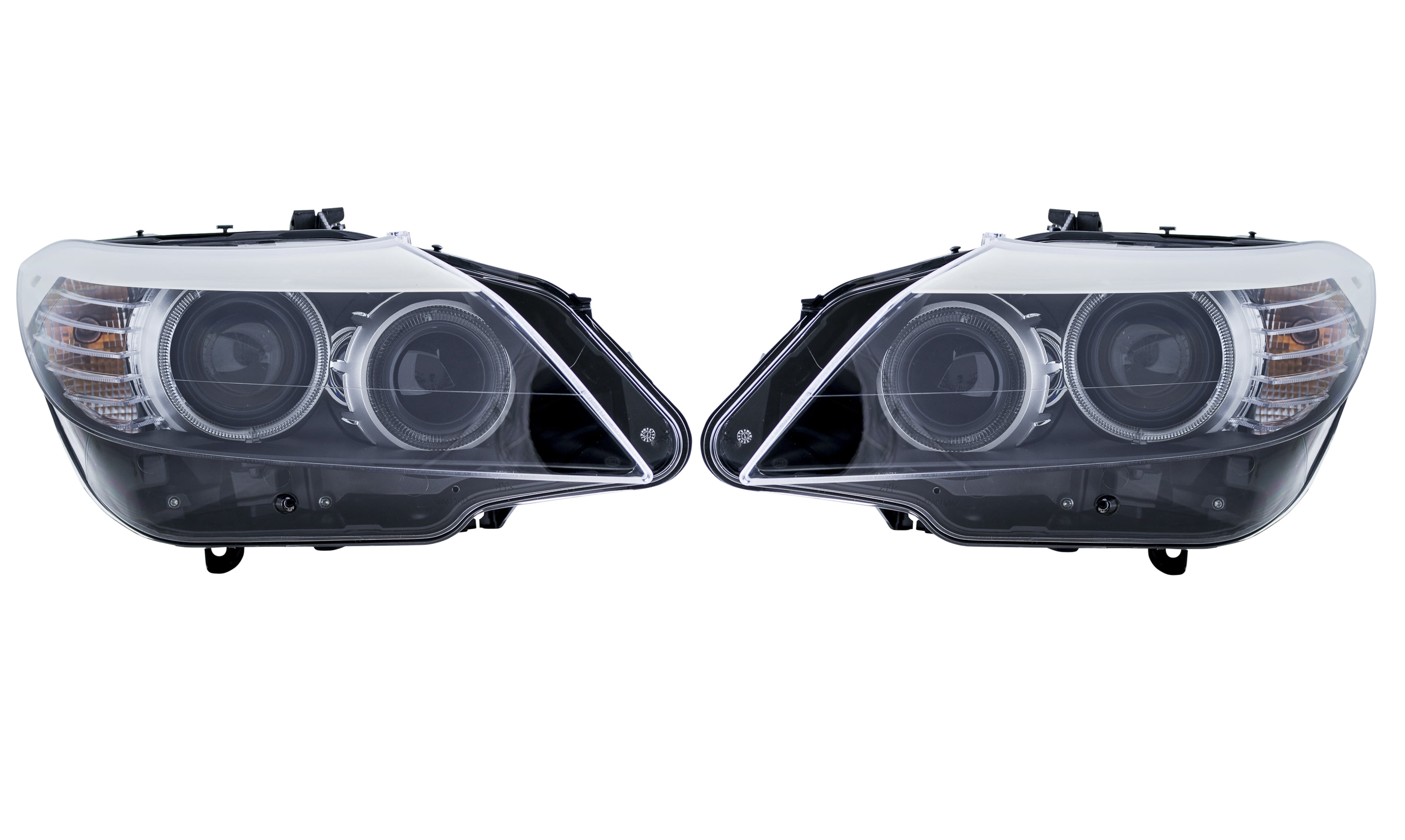 Pair Set 2 Xenon OEM Hella Adaptive Headlights Headlamps Assy for BMW ...