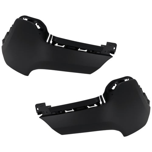 Pair Set of 2 Bumper Face Bar Ends Extensions Rear Driver & Passenger Side