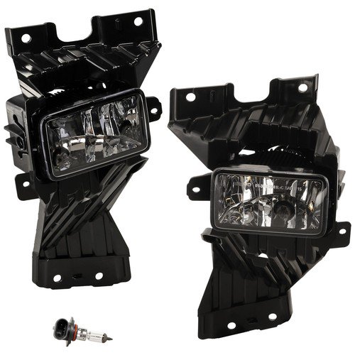 Pair Set of 2 Fog Lights Driving Lamps Front Driver & Passenger Side Left Right