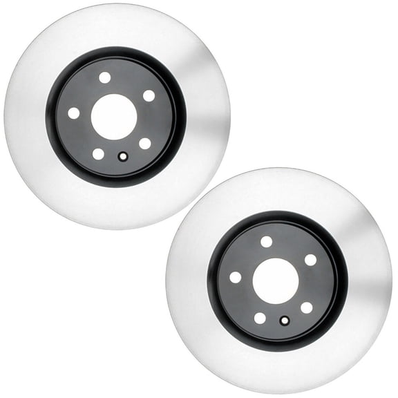 Pair Set of 2 Front Disc Brake Rotors Advantage For Buick Cadillac Chevrolet