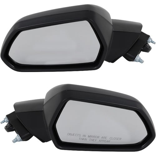 Pair Set of 2 Mirrors Driver & Passenger Side for Chevy Coupe Left Right Camaro