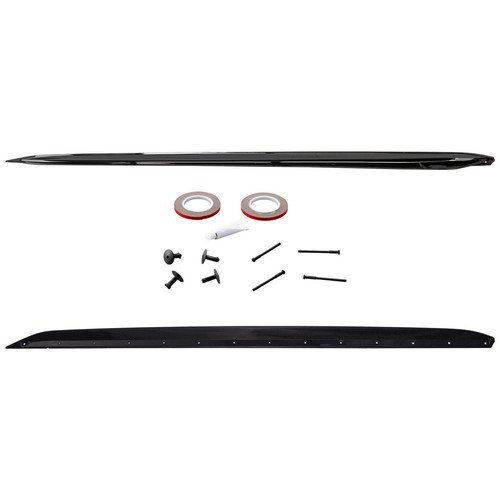 Pair Set of 2 Rocker Panel Trims  Driver & Passenger Side for 330 Left Right BMW