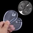 thumbnail image 1 of Pair Silicone Gel Insoles - Forefoot Support Pads for Flip Flops Sandals, Non-Slip Soft Cushions, Transparent, Toe Protection, Foot Care, Comfortable, Reusable, Relief for Makeup Organizers, 1 of 6