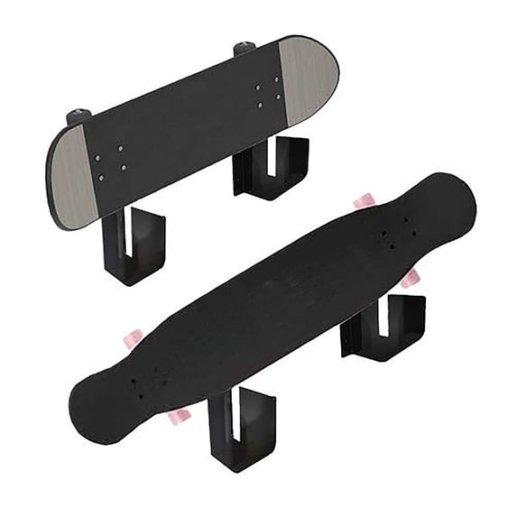 A Pair of Skateboard Racks, 4 Screws, 4 Expansion Tubes Clearance! Skateboard Wall Mount Skateboard Hanger Skateboard Mount Wall Display Skateboard Organizer Suitable for Skateboard or Skateboard