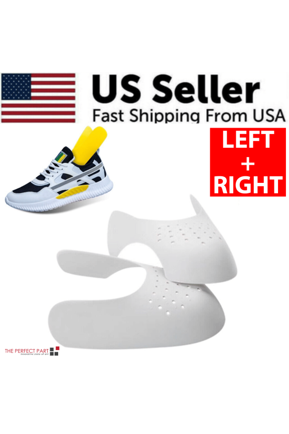 Pair Sneaker Shoe Anti Crease Protector Decreaser Toe Force Creasing Shoes Cover