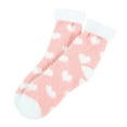 thumbnail image 1 of A Pair of Socks Silver Polyester Valentines Day Women Warm Super Soft Plush Slipper Sock Winter Fluffy Microfiber Crew Socks Casual Home Sleeping Fuzzy Cozy Sock, 1 of 5