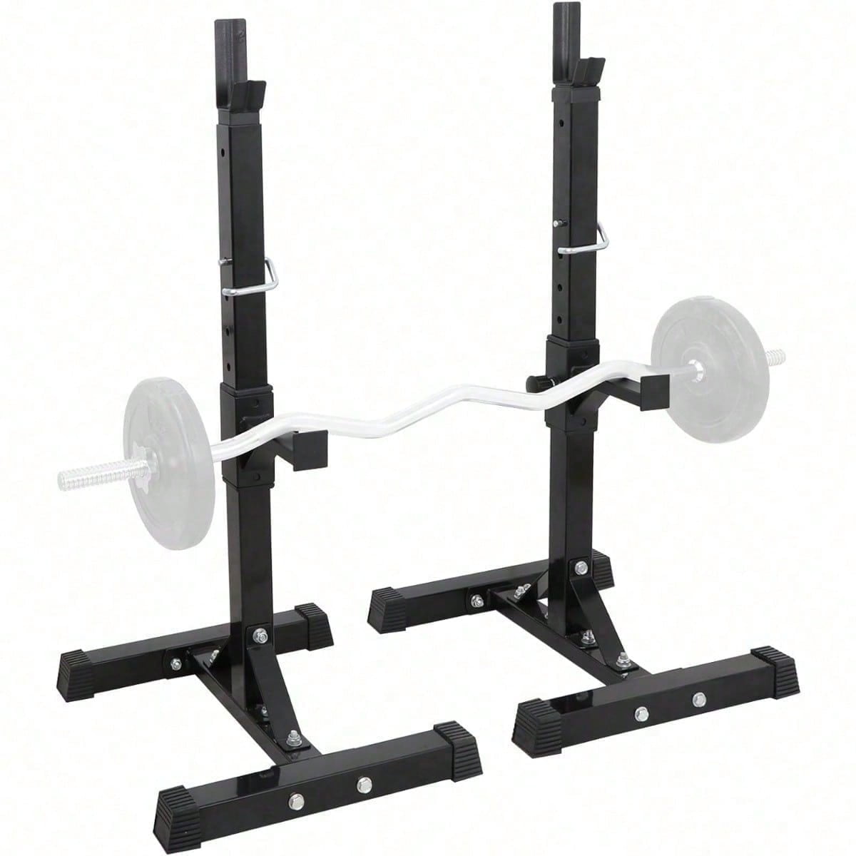 Pair of Squat Rack, Bench Press Rack Adjustable 40
