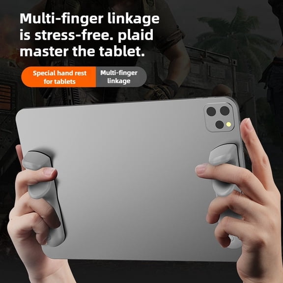 A Pair of Tablet Gaming Handles with Finger Support, Portable E-Sports Controller Grip for Enhanced Gameplay Comfort and Stability, Ergonomic Design for Extended Play Sessions