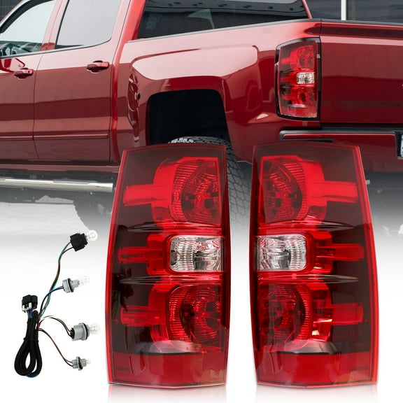 Pair Tail Lights Rear Brake Lamps Set for 07-14 Chevy Tahoe /Suburban Left Right