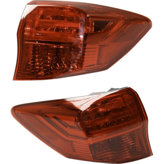 Pair Tail Lights Taillights Taillamps Brakelights Set of 2 Driver & Passenger Fits select: 2013,2015 ACURA RDX