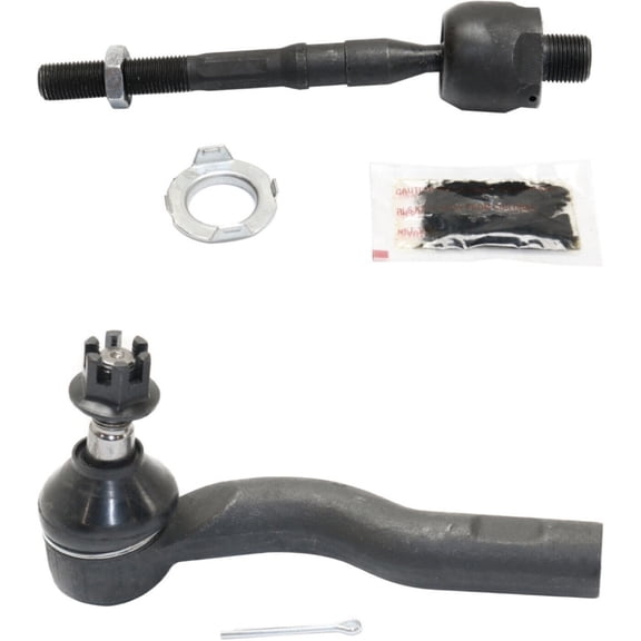 Pair Tie Rod Ends Set of 2 Front Driver Left Side Inner Interior Inside Hand Fits select: 2005-2008 MAZDA 6 I, 2004 MAZDA 6 S