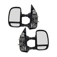 thumbnail image 1 of Pair Towing Manual Side View Mirror for Right Passenger Side and Left Driver Side For 2002-2014 Ford E-150 E-250 For 2002-2016 Ford E-350 E-450 For 2002-2003 Ford E-550 For 2002-2010 Ford Econoline, 1 of 6