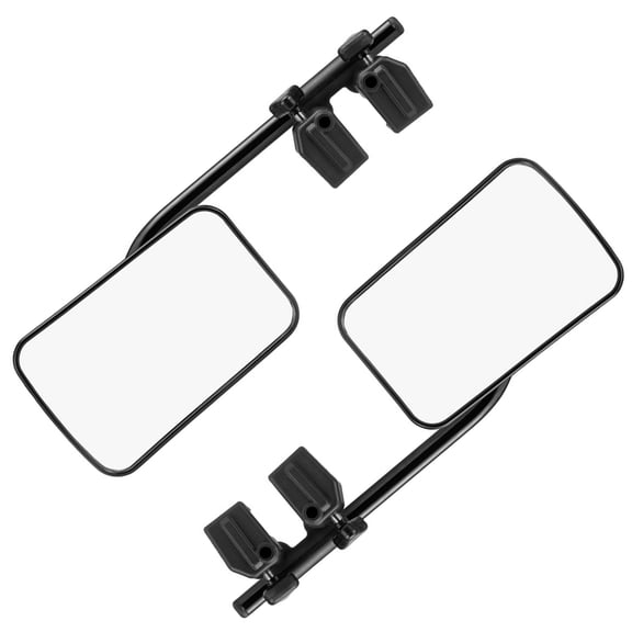 Pair Trailer Clip on Towing Extensions 360 Degree Adjustable Side Extenders Caravans Exterior Wing