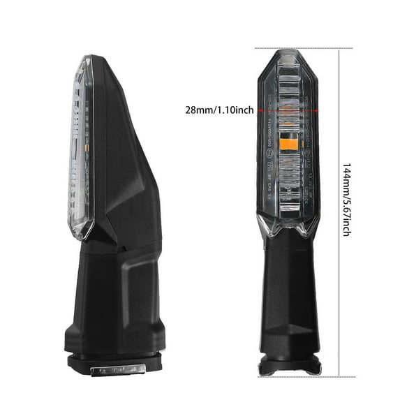 Pair Turn Signal Light Indicator Lamp For KAWASAKI Z900/RS Z1000/R ZRX1200 KLR650