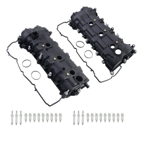 Pair Valve Covers w/ Gaskets Fits 11-19 Chrysler Dodge Jeep Ram 3.6L Pentastar