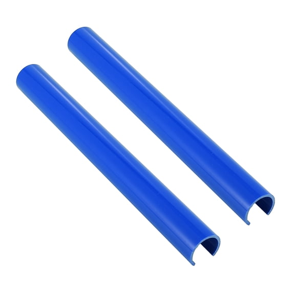 Pair Vehicle Front Grille Trim Strips Cover Decoration Blue for BMW 5 6 7 series