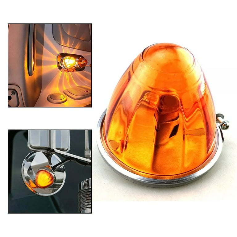 Pair Watermelon LED Lights 1 Wire Incandescent For ABS Lens