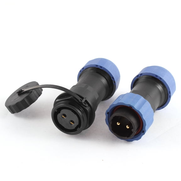 Pair Waterproof Aviation Cable Connector Plug + Socket SD20-2 IP68
