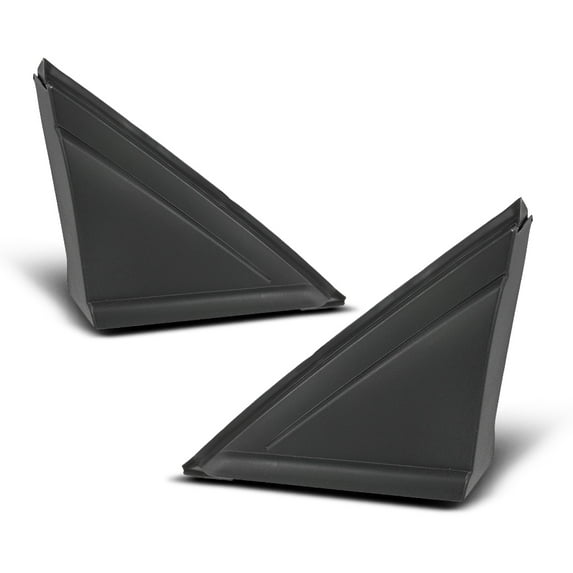 Pair Window Mirror Fender Corner Molding Cap Black Fit For 2012-2018 Ford Focus