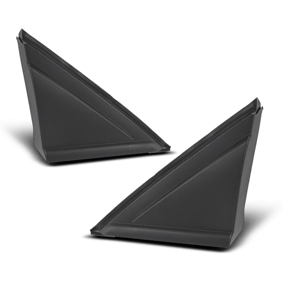 Pair Window Mirror Fender Corner Molding Cap Black Fit For 2012-2018 Ford Focus