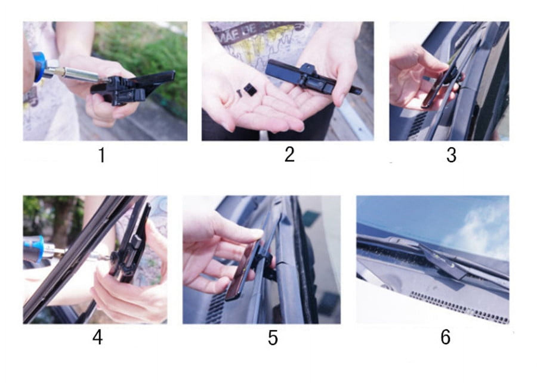 Pair Wiper Stand Windshield Wiper Wing Windshield Wiper Blade Spoiler Mate Wing