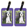 thumbnail image 1 of Pair of 2 Bearded Collie Luggage Tags, 1 of 2