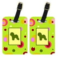 thumbnail image 1 of Pair of 2 Bichon Frise Luggage Tags, 1 of 2