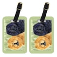 thumbnail image 1 of Pair of 2 Chow Chow Luggage Tags, 1 of 2