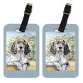 thumbnail image 1 of Pair of 2 English Setter Luggage Tags, 1 of 2