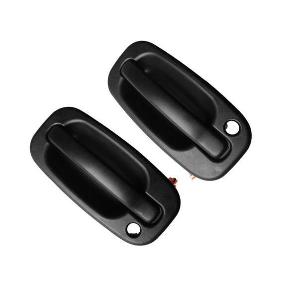 Pair of 2 Front Exterior Door Handle For 2001-2006 Chevrolet Silverado 3500