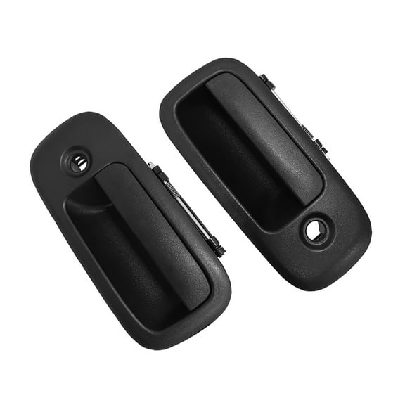 Pair of 2 Front L-R Door Handle For 1996-2009 GMC Savana 2500 Textured Black