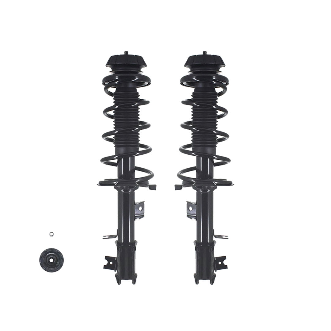 Pair of 2 Front L-R Quick Complete Strut-Coil Spring For 2007-2013 Suzuki SX4