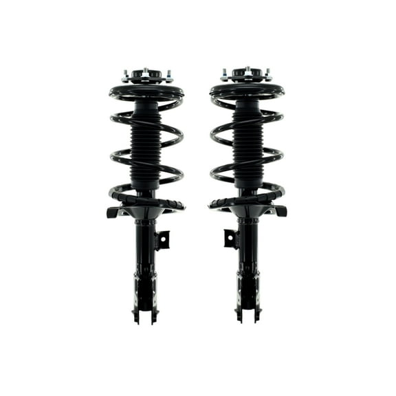 Pair of 2 Front L-R Quick Complete Strut-Coil Spring For 2008-2010 Mitsubishi Lancer ES, DE, AT CVT