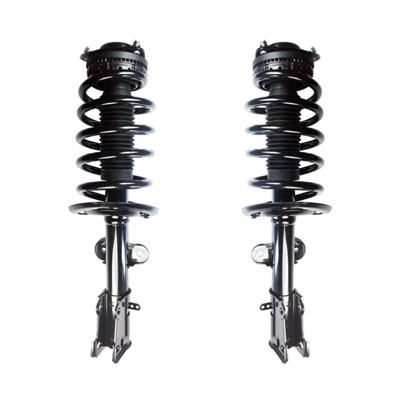 Pair of 2 Front L-R Quick Complete Strut-Coil Spring For 2009 2010 Volkswagen Routan V6