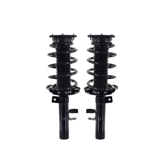Pair of 2 Front L-R Quick Complete Strut-Coil Spring For 2013-2017 Ford C-Max Energi Sel