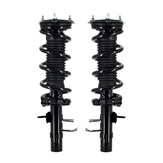 Pair of 2 Front L-R Quick Complete Strut-Coil Spring For 2014 2015 2017 Infiniti Q60 Coupe AWD