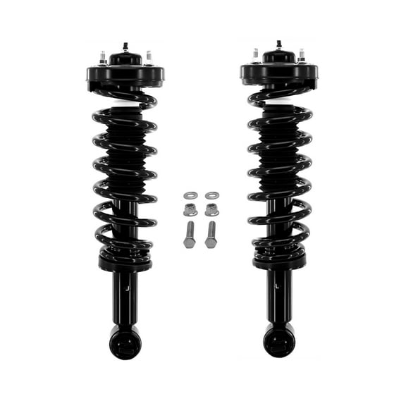 Pair of 2 Front L-R Quick Complete Strut-Coil Spring For 2015-2020 Ford F-150 standard cab pickup