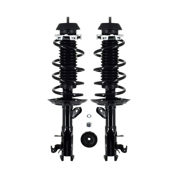 Pair of 2 Front L-R Quick Complete Strut and Coil Spring For 2009-2013 Honda Fit