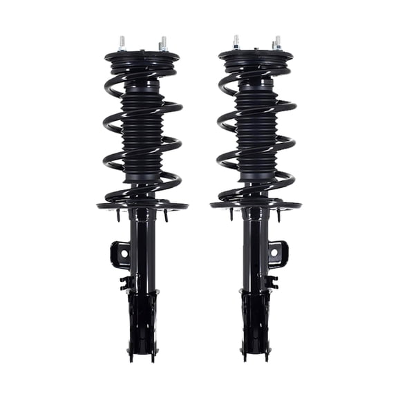 Pair of 2 Front L-R Quick Complete Strut and Coil Spring For 2013-2019 Ford Flex