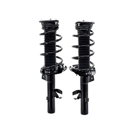 Pair of 2 Front Left-Right Quick Complete Strut-Coil Spring Assembly For 2014-2018 Ford Focus