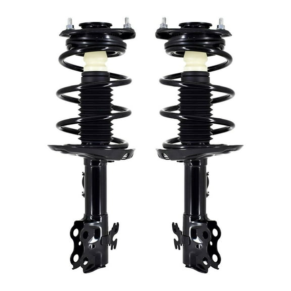 Pair of 2 Front Left-Right Quick Complete Strut-Coil Spring For 2017-2019 Toyota Prius Prime