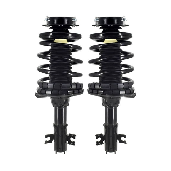 Pair of 2 Front Quick Complete Strut-Coil Spring For 1991-1996 Ford Escort